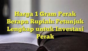 1 Perak Berapa Rupiah